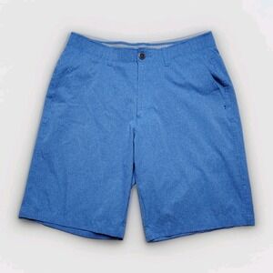 Under Armour Men's Size 32 Match Play Vented Shorts Blue Stretch Golf